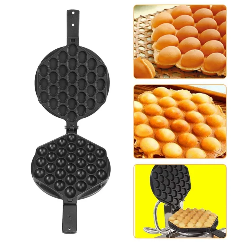 Mini Waffle Maker Machine - QQ Egg Puff Maker Home LPG