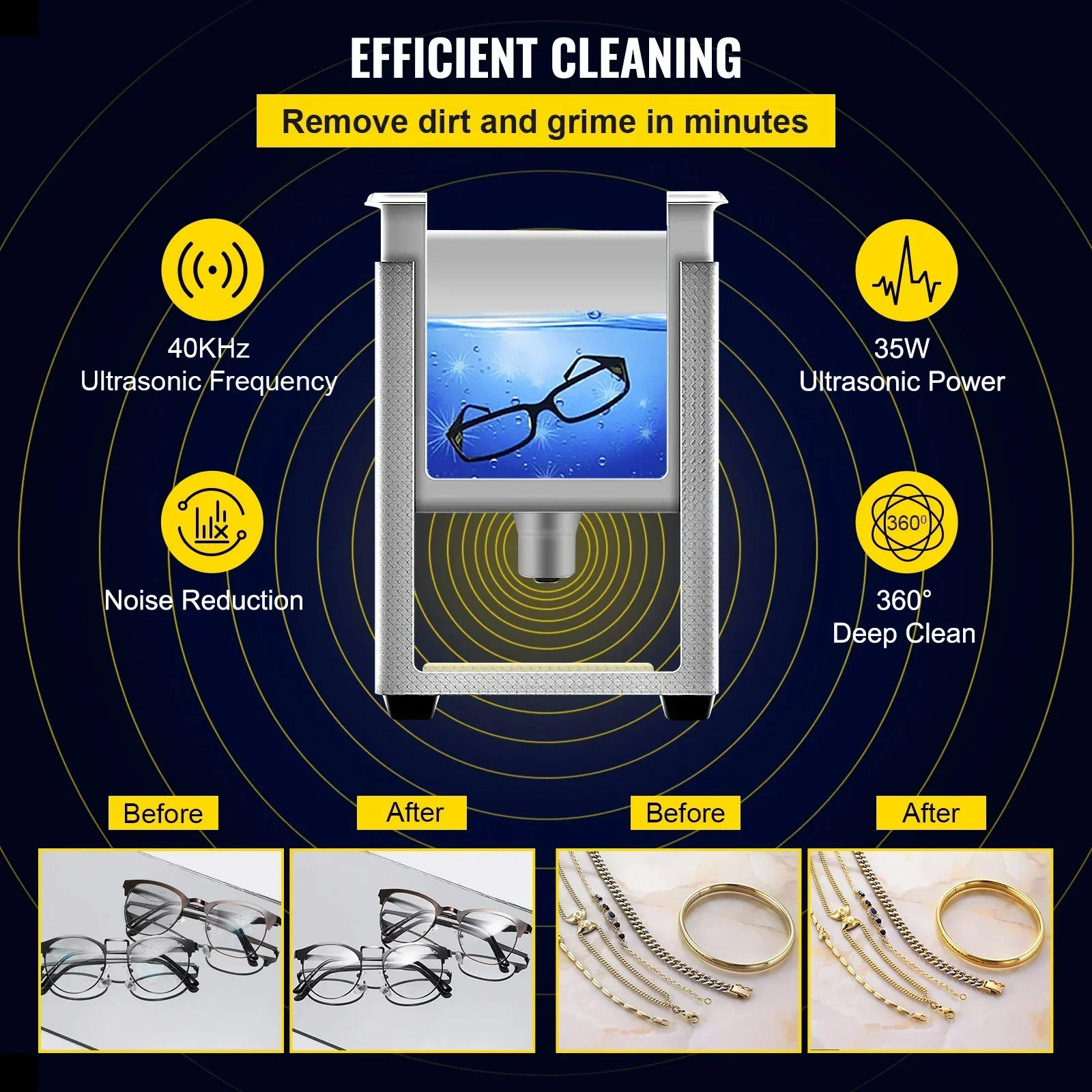 SIHAO Ultrasonic Cleaner Stain - Home Appliances 评论和价格