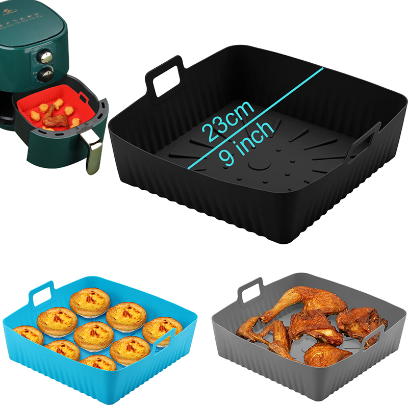 Large 23cm Air Fryer Silicone  - Air Fryer Silicone Pot Liner 评论和价格