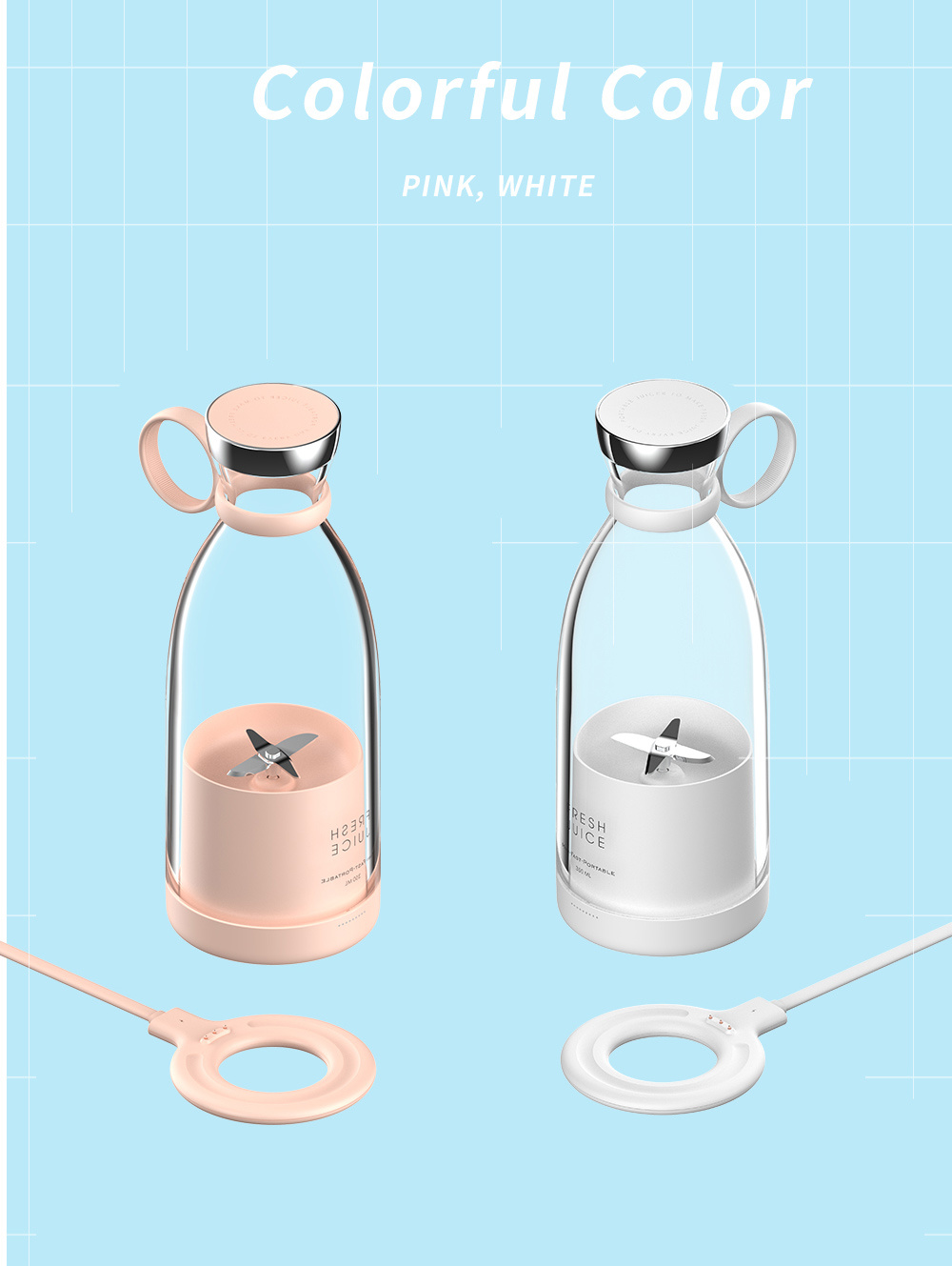 usb Charger for portable juice - Portable Blender Usb Rechargeable 评论和价格