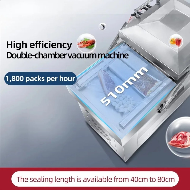 Double Chamber Vacuum Machine  - Food Vacuum Sealer Machine 评论和价格