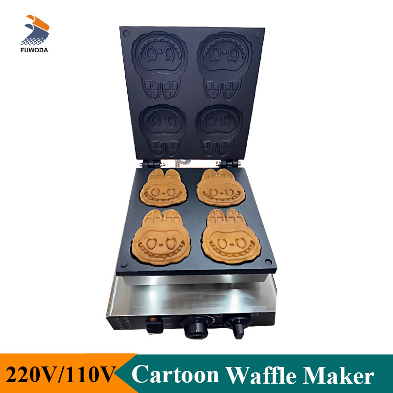 Professional Cartoon Shape Waf - Mini Waffle Maker Machine 评论和价格