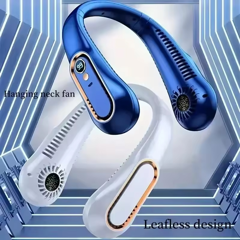 Hanging Neck Fan Digital Displ - Portable Blender Usb Rechargeable 评论和价格